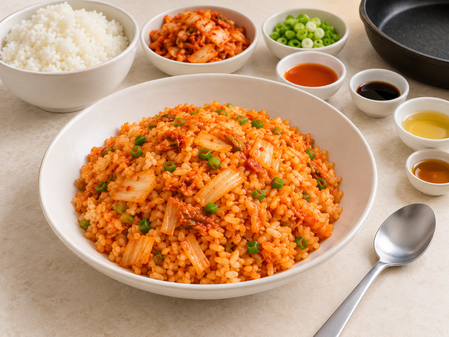 Kimchi Fried Rice: A Simple Two-Serving Recipe