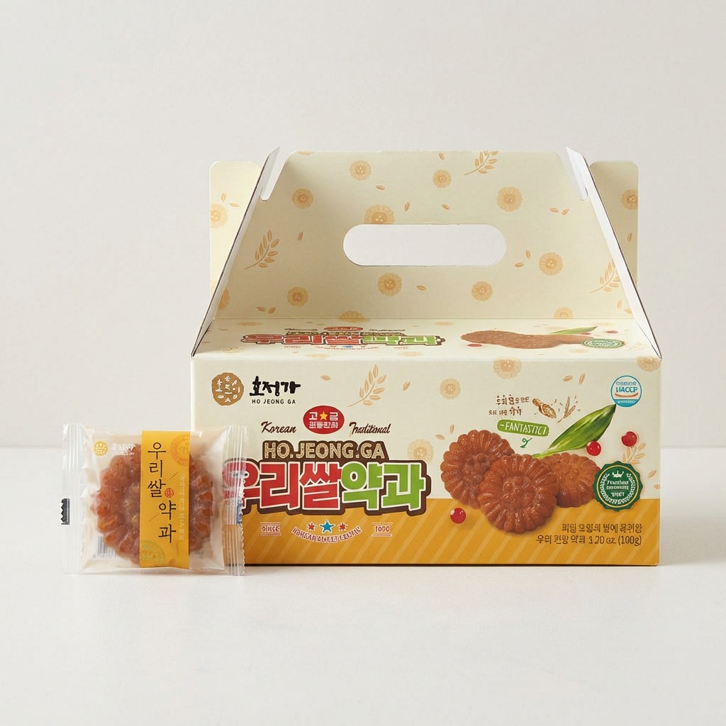 호정가 우리쌀약과 1kg, 찬바람 불 때 집에 두기 좋은 간식이네요