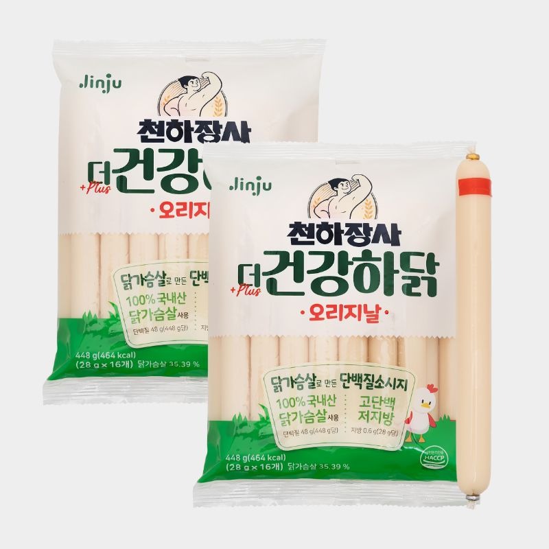 천하장사 더 건강하닭 오리지날, 냉장고에 두면 은근 든든한 간식이에요