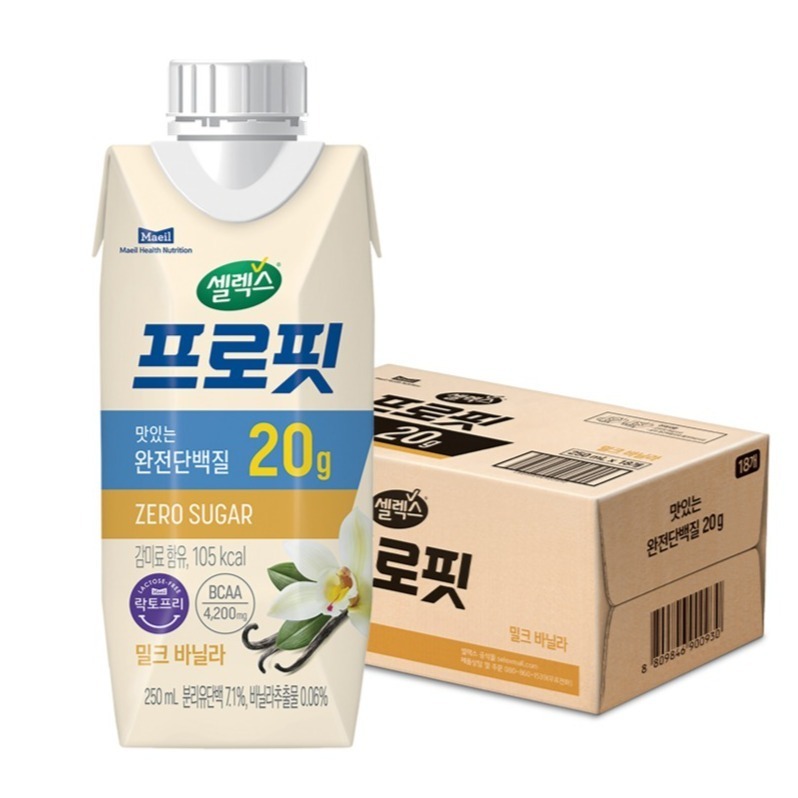 셀렉스 프로핏 밀크 바닐라, 27,800원 판단 전에 확인할 구성