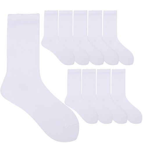 두발로 여성용 프리미엄 무지 장목 양말 10켤레, 처음 고를 때는 이 순서로 살펴보세요 4