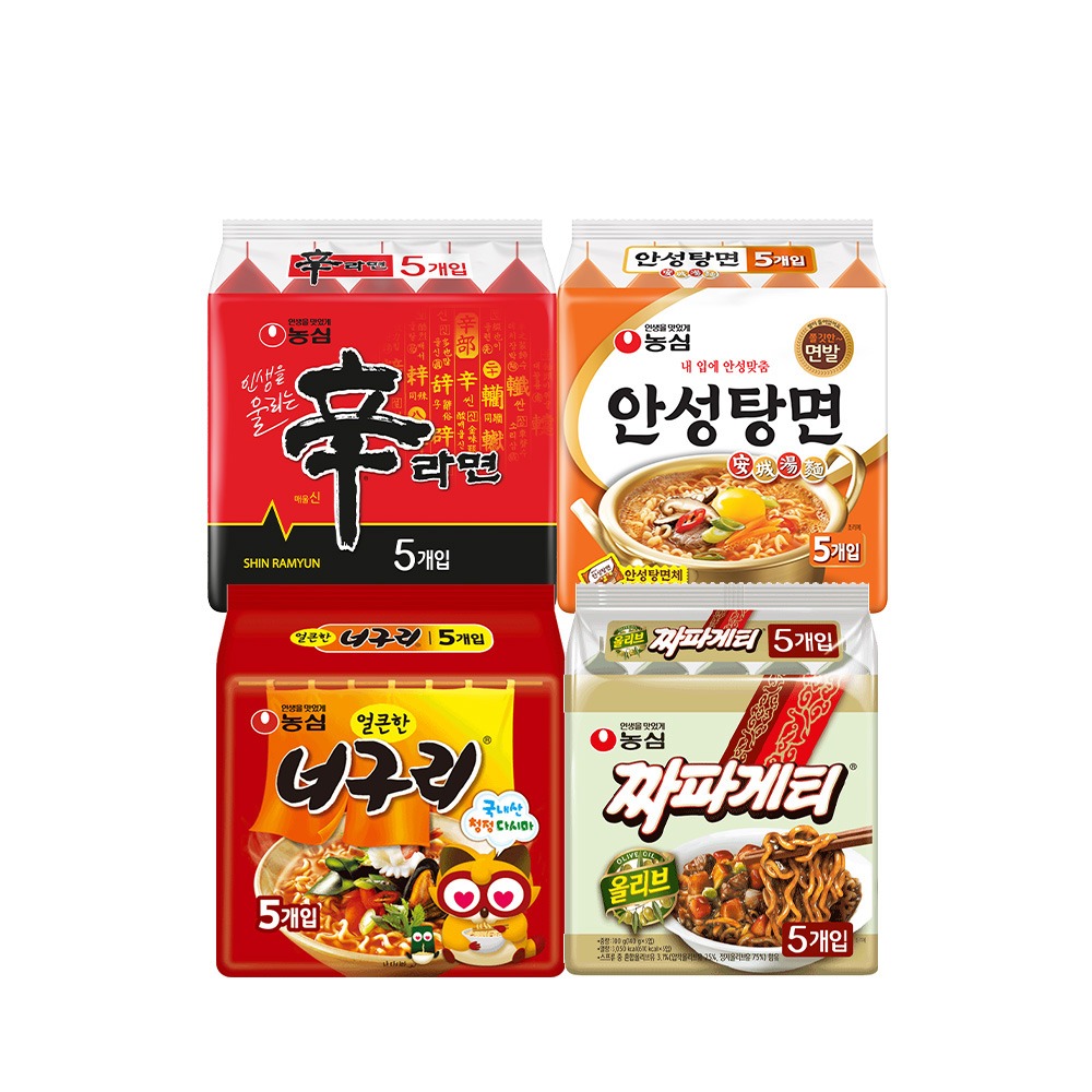 농심 신라면 혼합 구성 세트, 자취하는 친구나 집들이 갈 때 챙기기 좋은 든든한 선물이에요 2