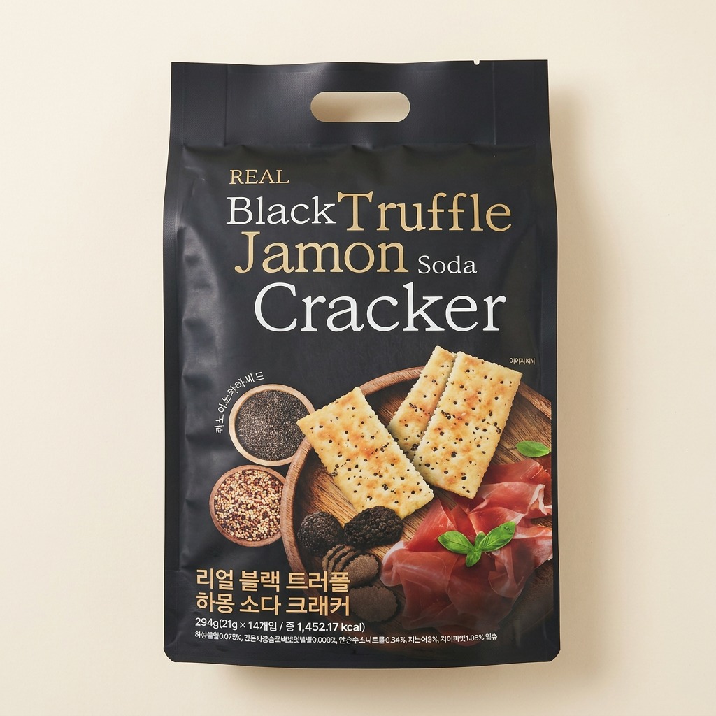 블랙트러플 하몽 소다 크래커, 특별한 날 가볍게 건네기 좋은 선물