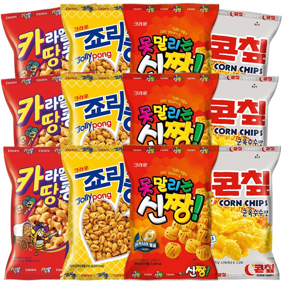 크라운제과 인기스낵모음 직접 골라 먹어본 초보자 맞춤 안내서 1