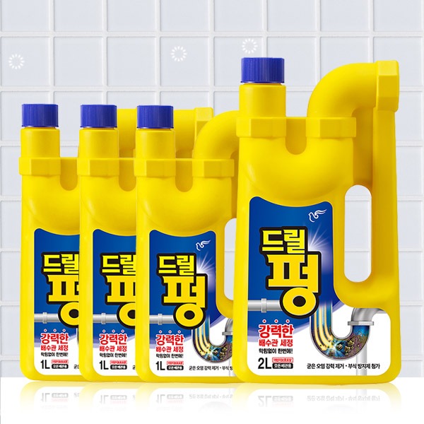 피죤 드릴펑 1L 3개와 2L 1개 구성의 용량 대비 가격 비교 포인트