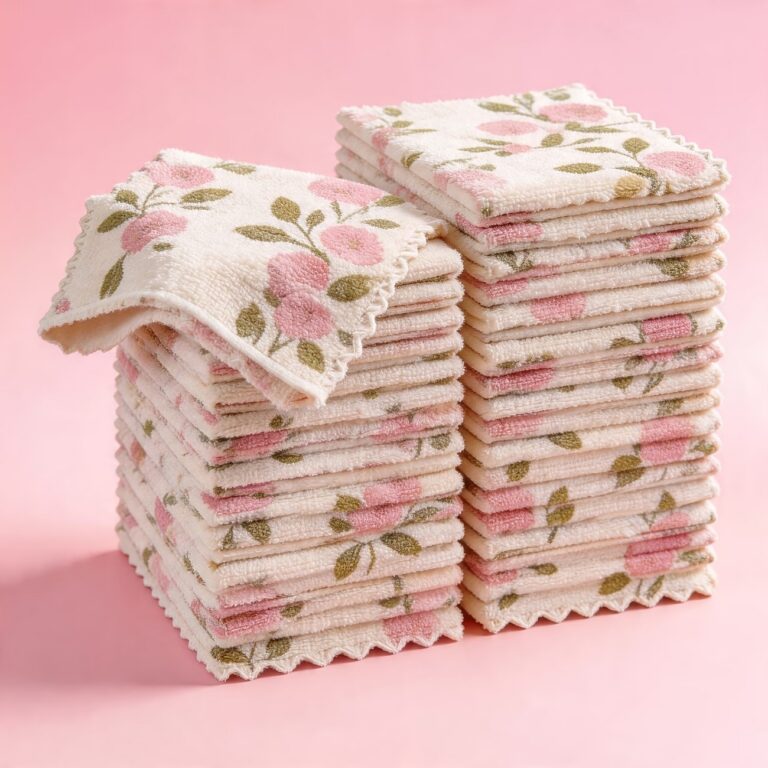 보들꽃 극세사 행주 24.5×24.5cm 40매 챙겨드리기 전 확인할 점