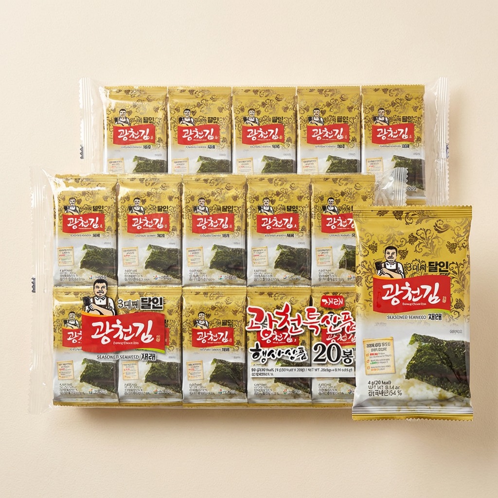 3대째 달인 광천김 40봉 구성과 1봉당 단가 비교 분석 1