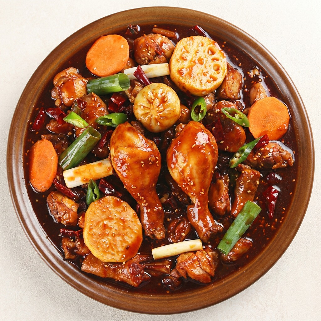 국내산 닭 솥뚜껑 안동찜닭 1kg 2팩 구성과 실용성 분석