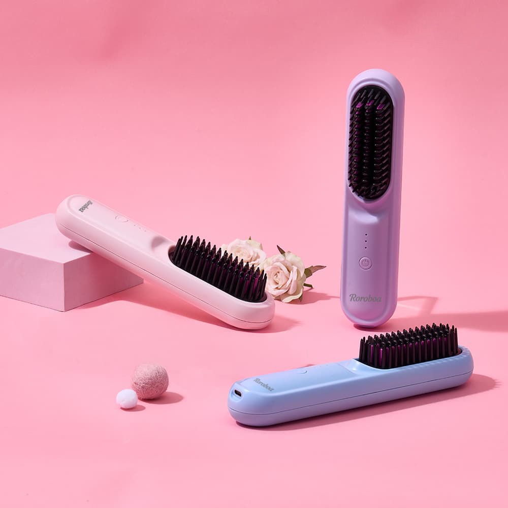 로로보아 스타일톡 무선 헤어브러쉬 블라썸핑크 써보고 놀란 만 원대 짠테크 득템기 2