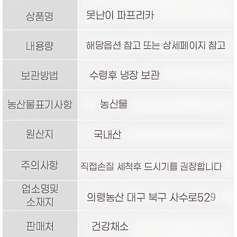 의령농산 못난이 파프리카 1kg 내돈내산 장바구니 꿀절약 후기 2