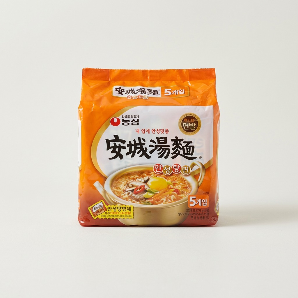 농심 안성탕면 125g 20개, 개당 600원대 식비 방어템 발견했어요