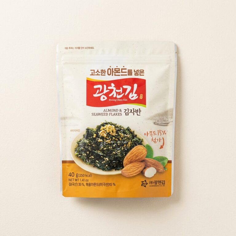 광천김 고소한 아몬드를 넣은 김자반 용량과 1봉당 가격 기준 확인법